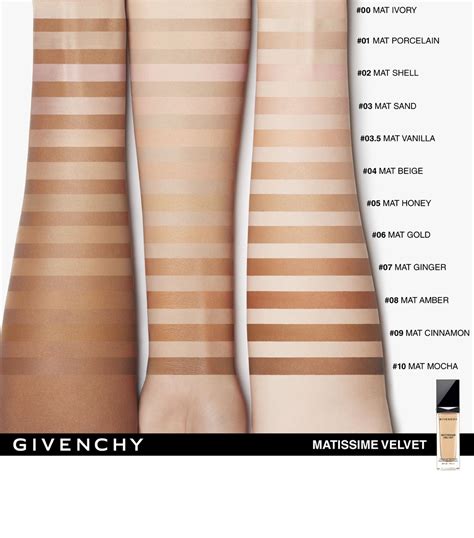 givenchy velvet finish foundation|Givenchy Matissime Velvet Foundation .